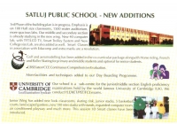 Satluj Public School New Additions