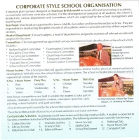 Corporate Style School Organization
